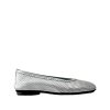 Ron White Genie Nappa By Thierry Rabotin Silver Flats & Loafers