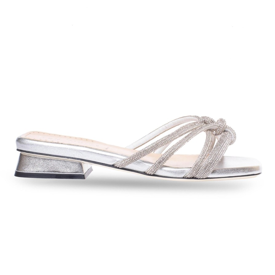 Ron White Brogan Silver Sandals