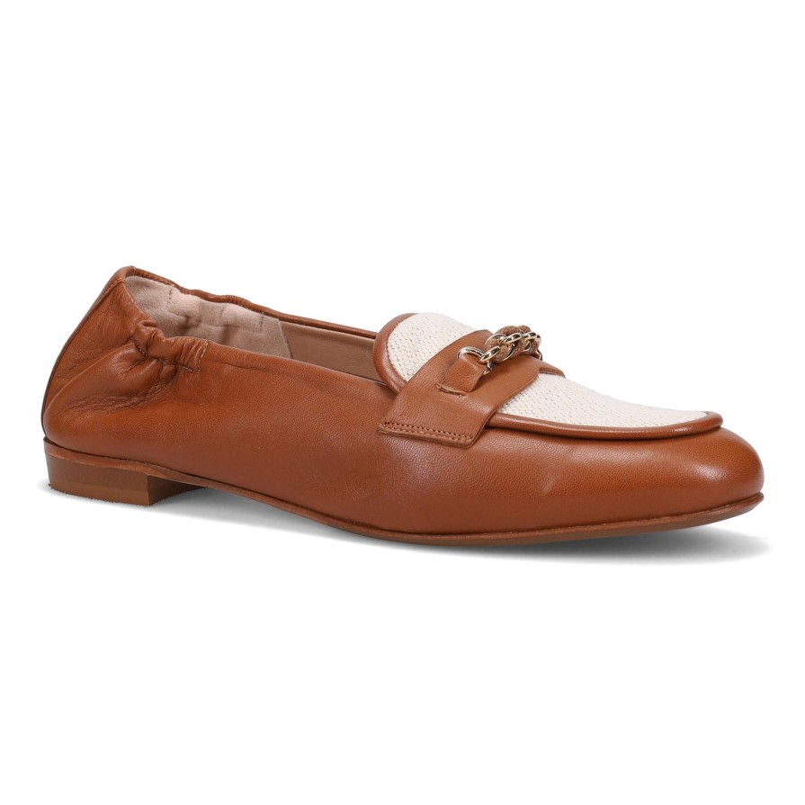 Ron White Finley Cognac Flats & Loafers