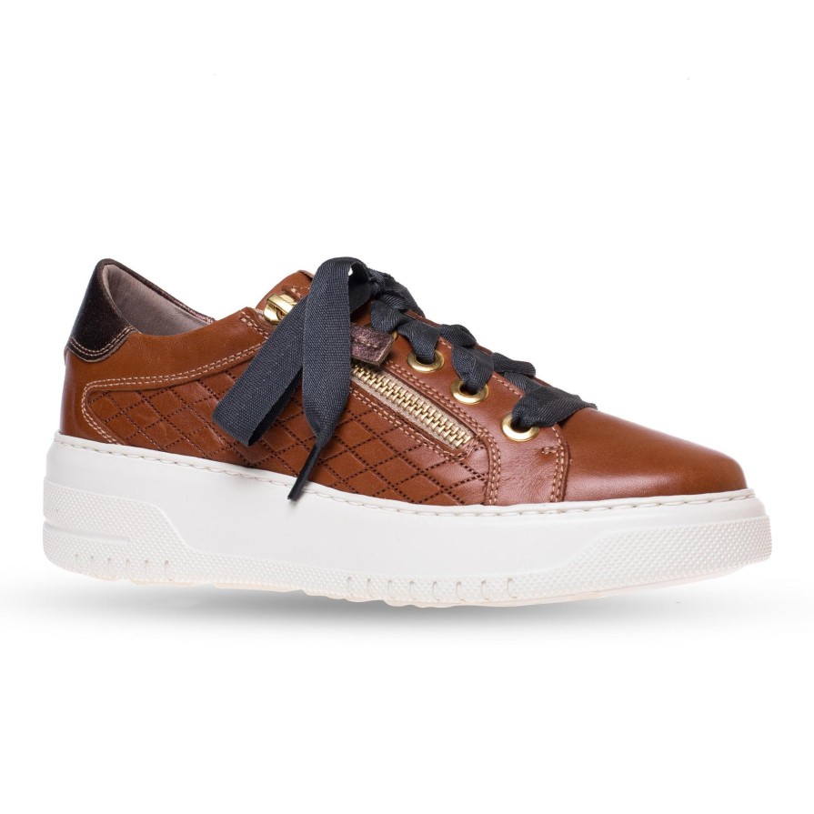 Ron White Ominie Cognac Sneakers