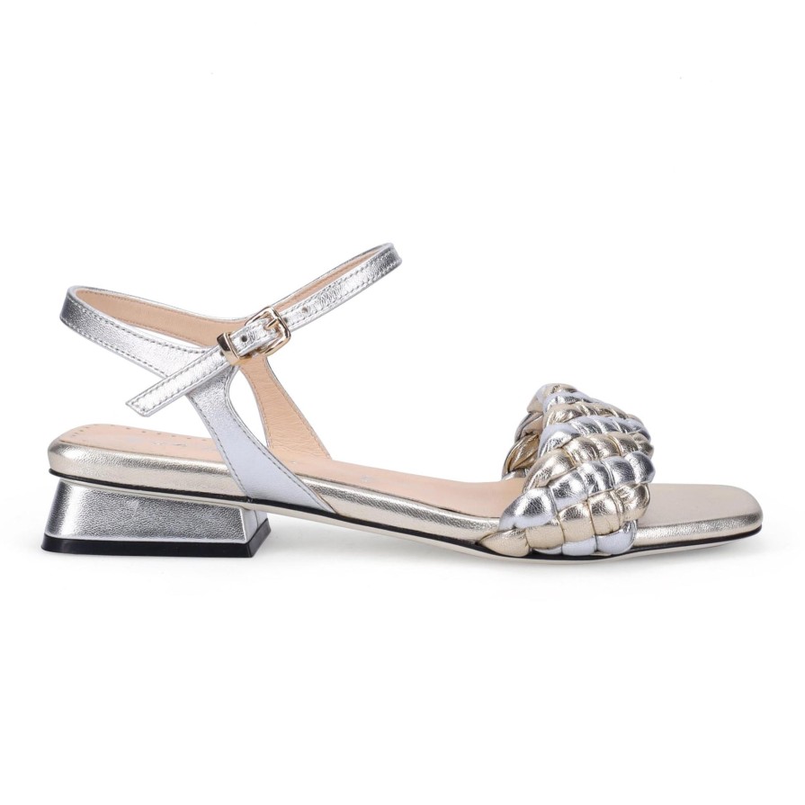 Ron White Barbra Metallic Sandals