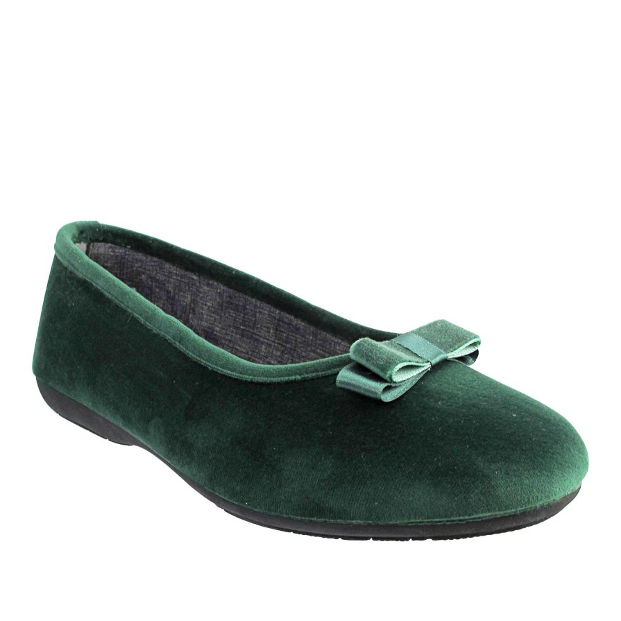 Ron White Tulip Slipper Emerald Slippers