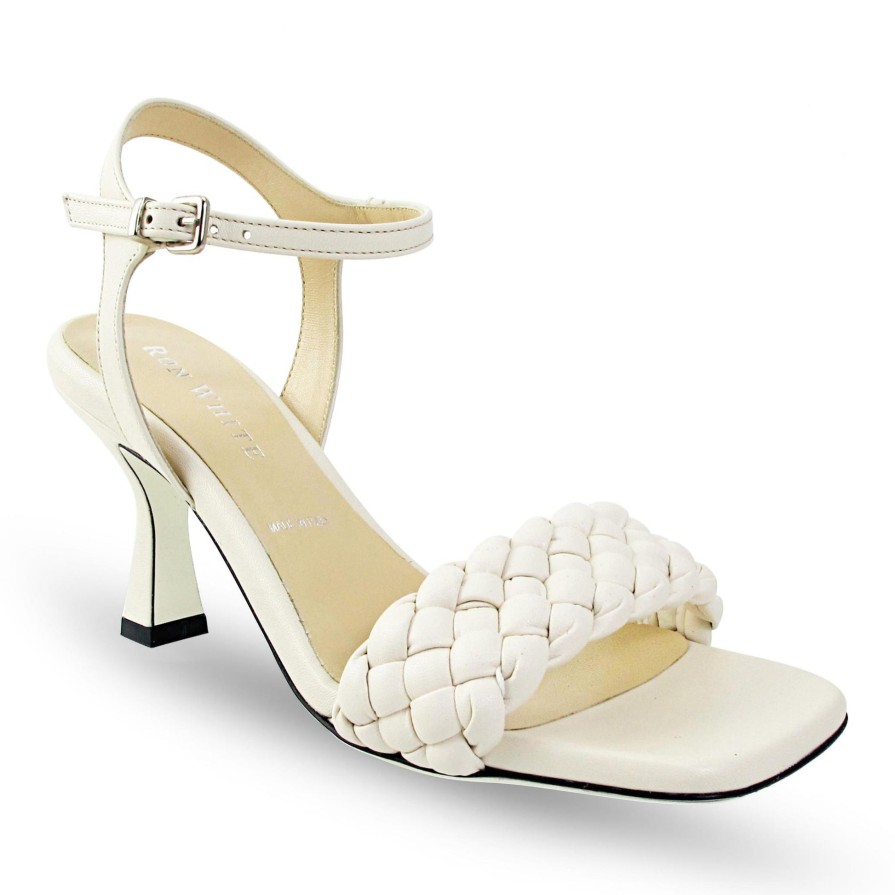 Ron White Aneesha Ivory Sandals