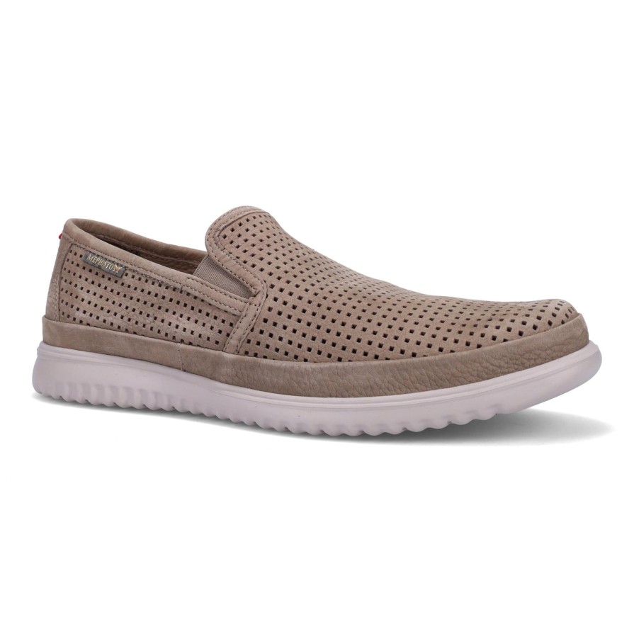 Ron White Tiago By Mephisto Sand Loafers & Slip-Ons