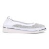 Ron White Natanya Mesh Silver Sneakers