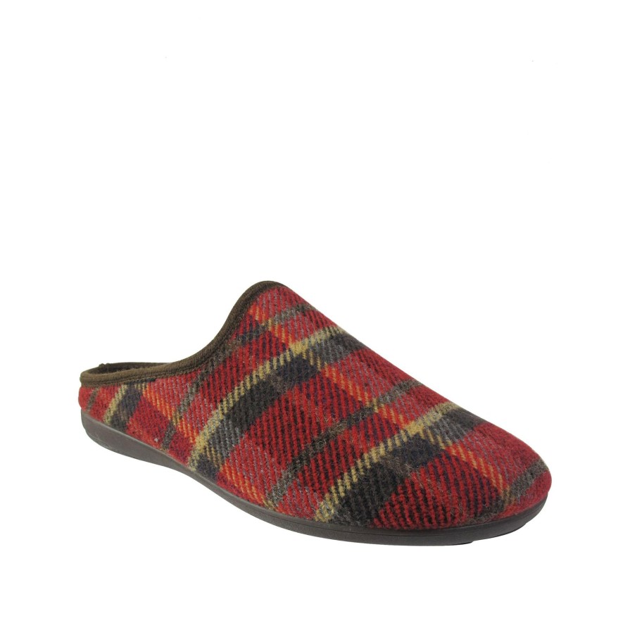 Ron White Elder Slipper Crimson Slippers