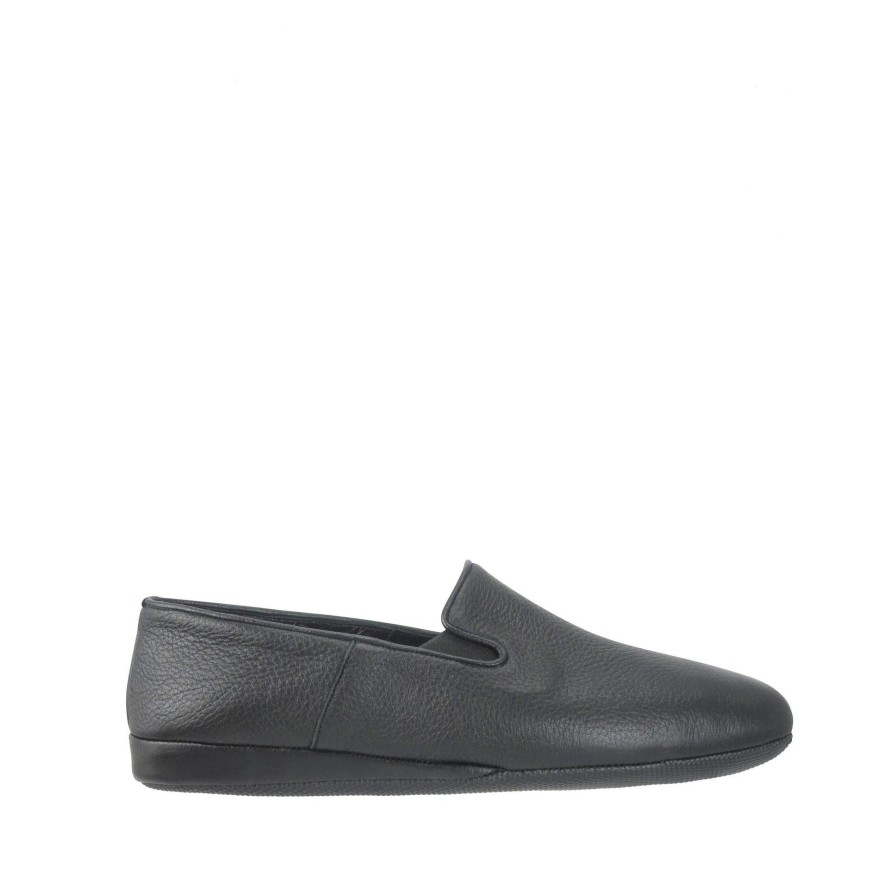 Ron White Heaton Slipper Black Slippers