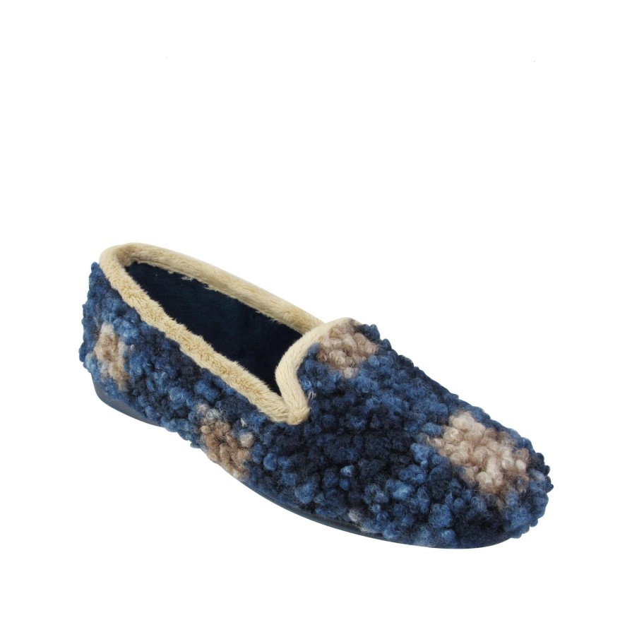 Ron White Petunia Slipper Blueberry Slippers