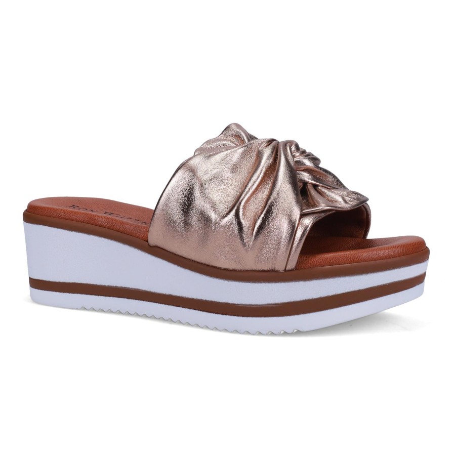 Ron White Priccila Rose Gold Wedges