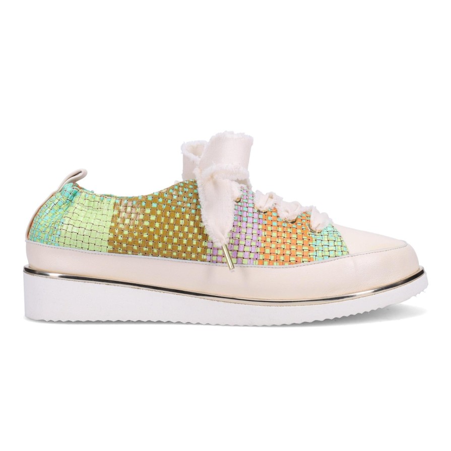 Ron White Novella Weave Citrus Sneakers