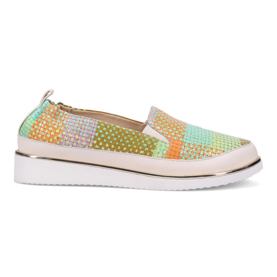 Ron White Nellaya Weave Citrus Sneakers