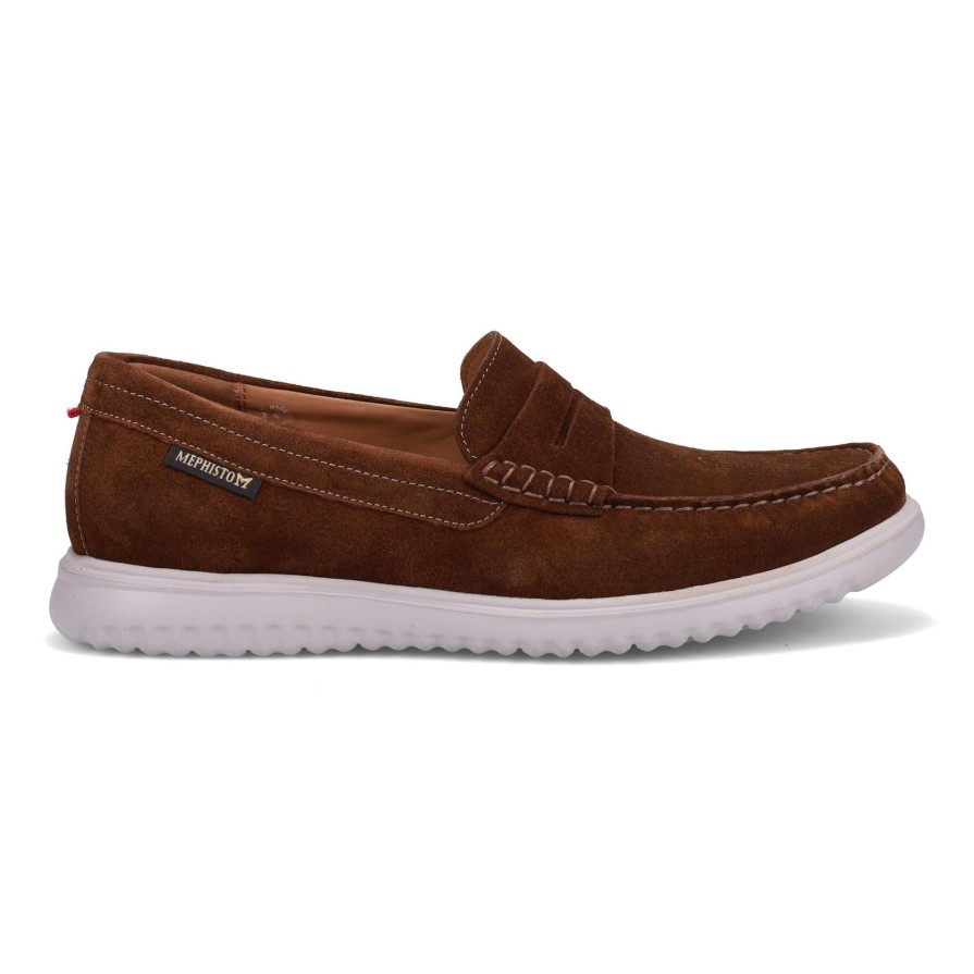 Ron White Titouan By Mephisto Brown Loafers & Slip-Ons