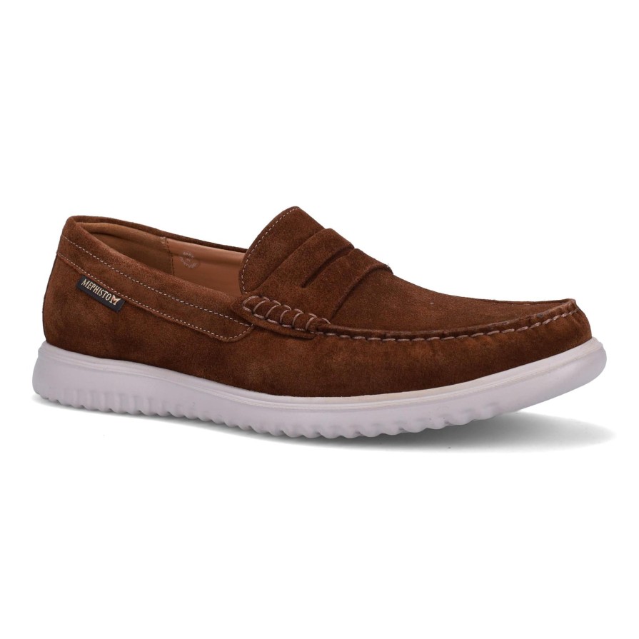 Ron White Titouan By Mephisto Brown Loafers & Slip-Ons