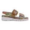 Ron White Callie Weave Citrus Sandals