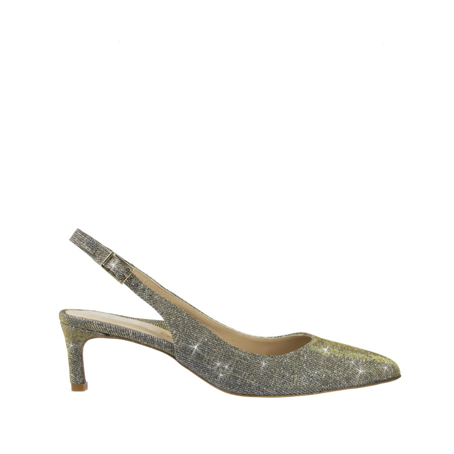 Ron White Marika Galaxy Vintage Gold Heels