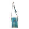 Ron White Edan Weave Aqua Handbags