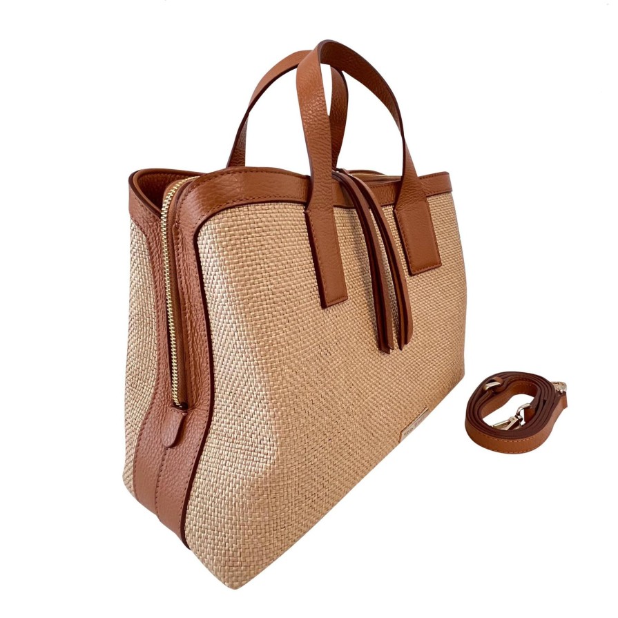 Ron White Dunsmuir Cognac Handbags