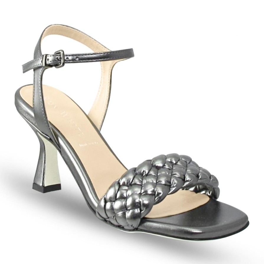 Ron White Aneesha Pewter Sandals