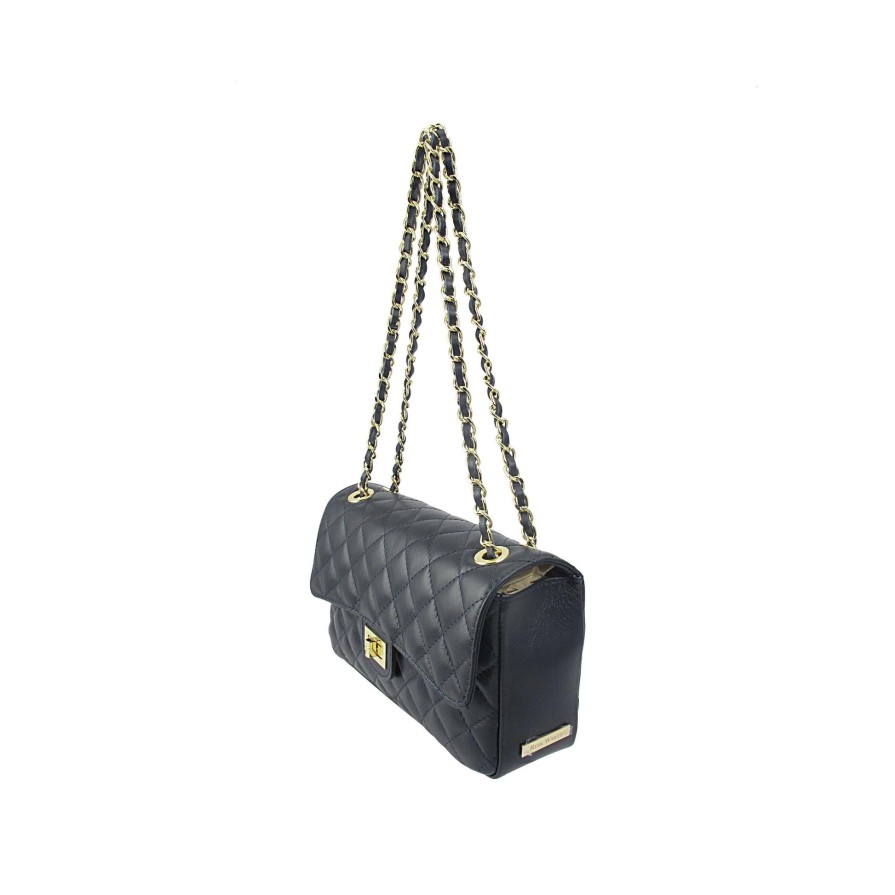 Ron White Evedon Nappa French Navy Handbags