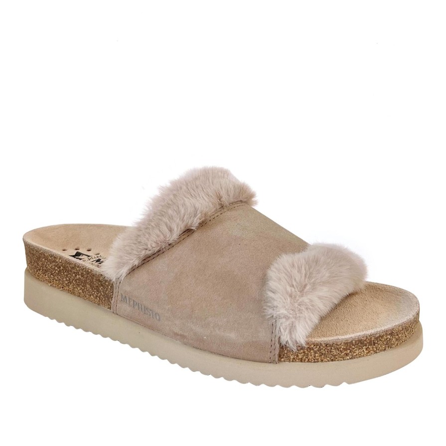 Ron White Hemeline By Mephisto Light Taupe Slippers