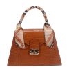 Ron White Dominique Cognac Handbags