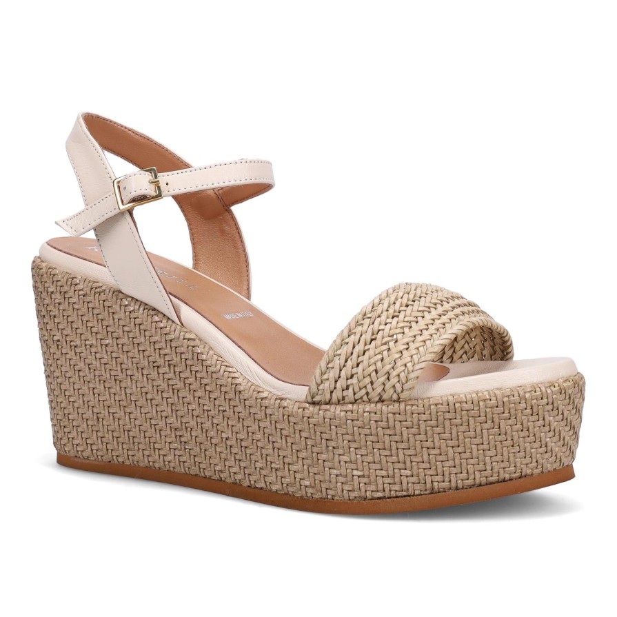 Ron White Shelly Ivory Wedges