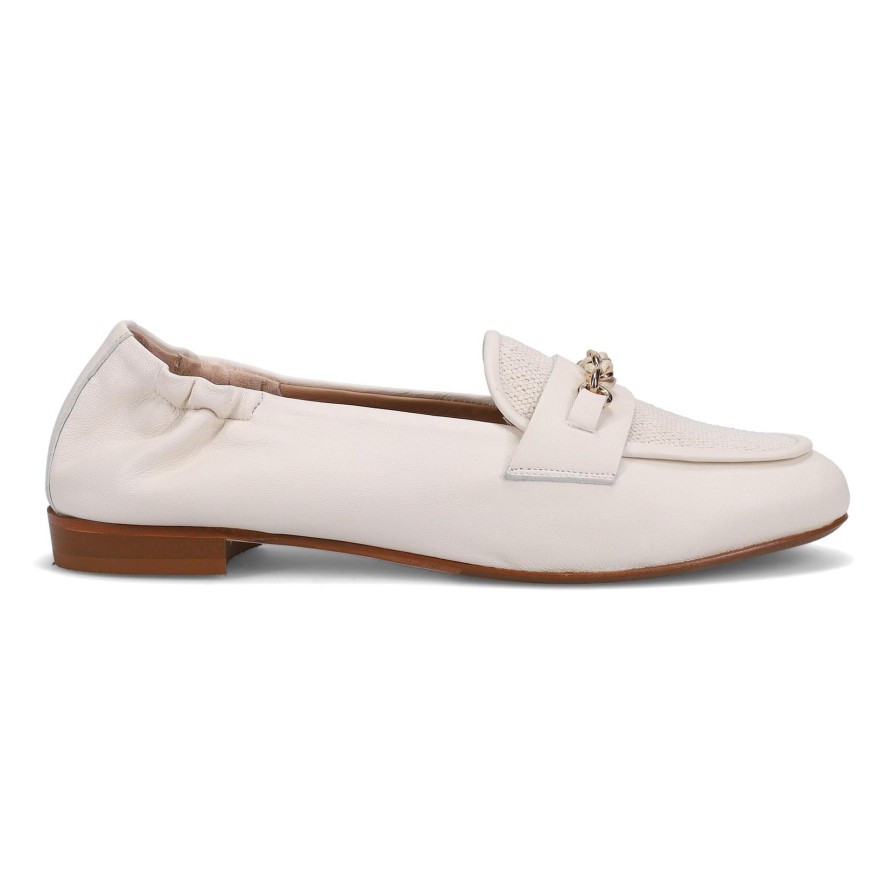 Ron White Finley Ivory Flats & Loafers