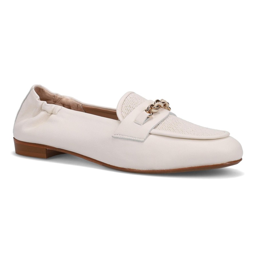 Ron White Finley Ivory Flats & Loafers