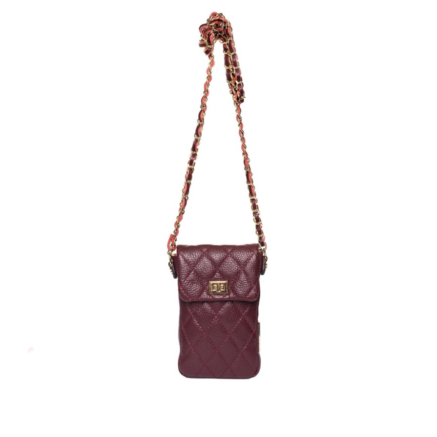 Ron White Edan Calf Burgundy Handbags