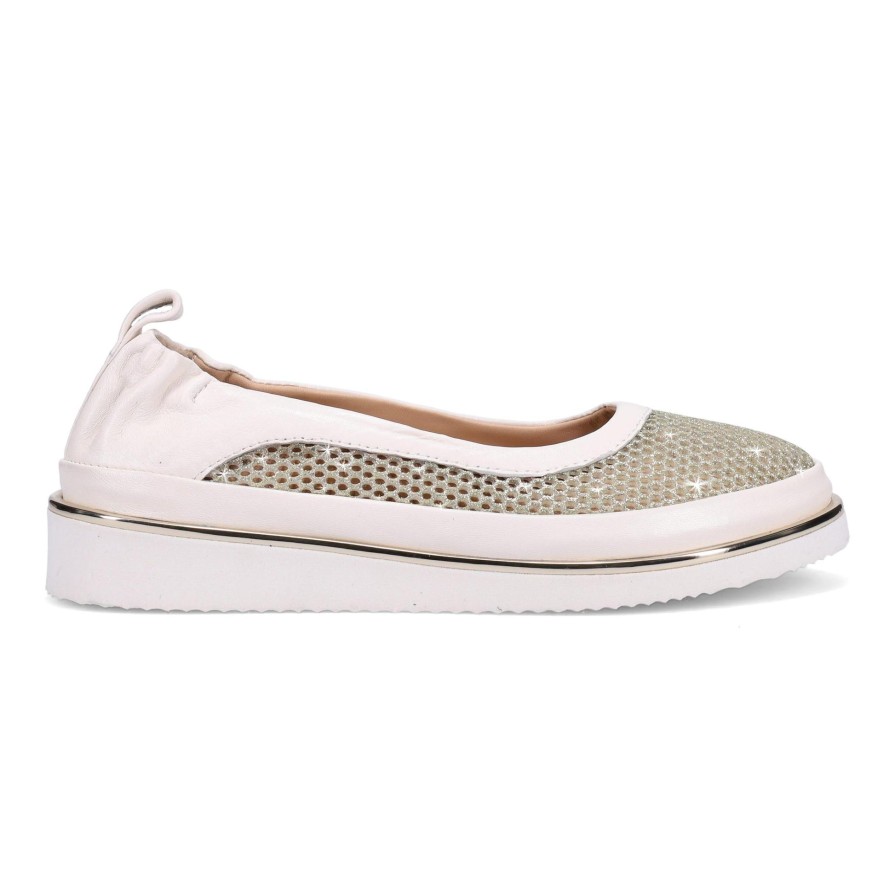 Ron White Natanya Mesh Platino Sneakers