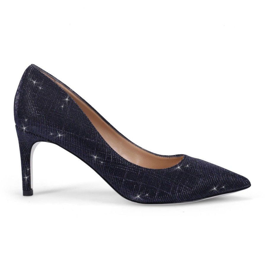 Ron White Cindy Galaxy French Navy Heels