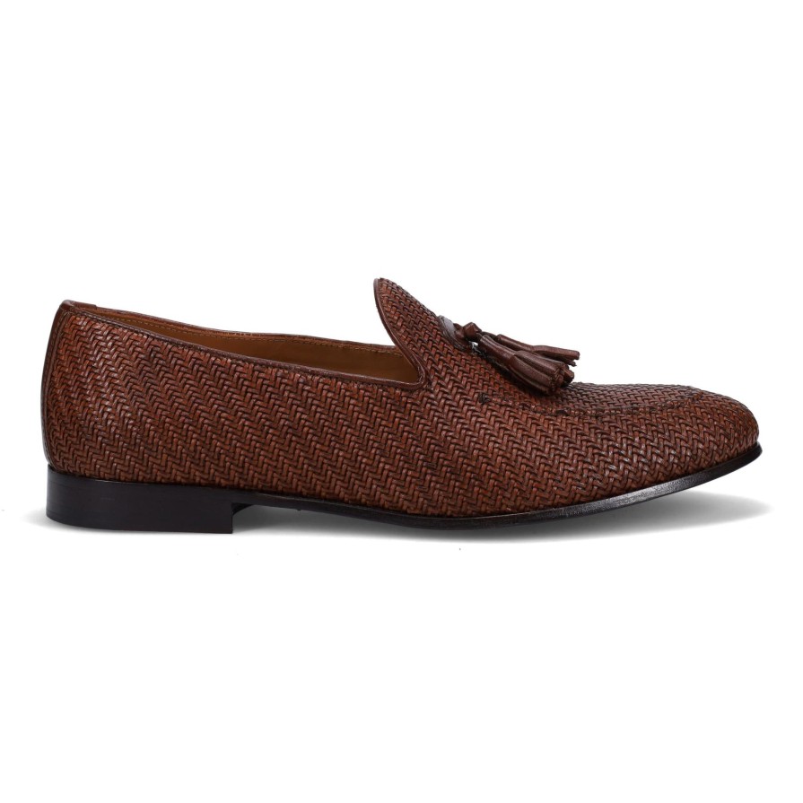 Ron White Silas Cognac Loafers & Slip-Ons