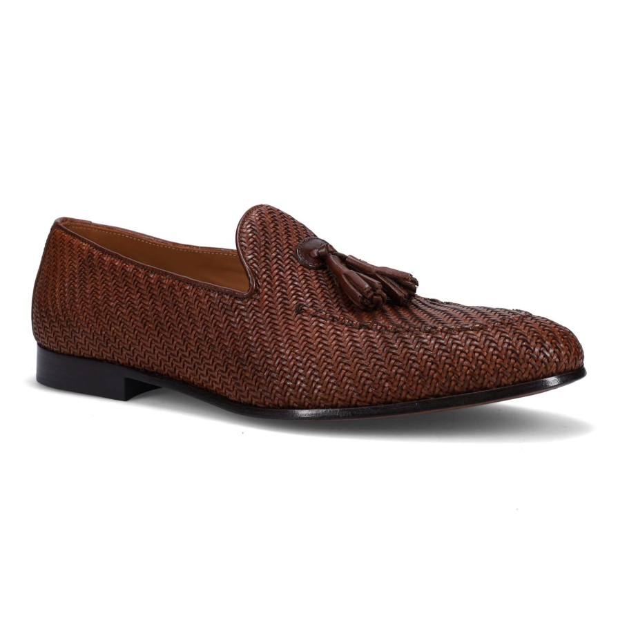 Ron White Silas Cognac Loafers & Slip-Ons