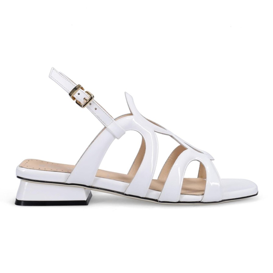 Ron White Bella White Sandals