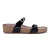 Ron White Idelya Vernis By Mephisto Patent Black Sandals